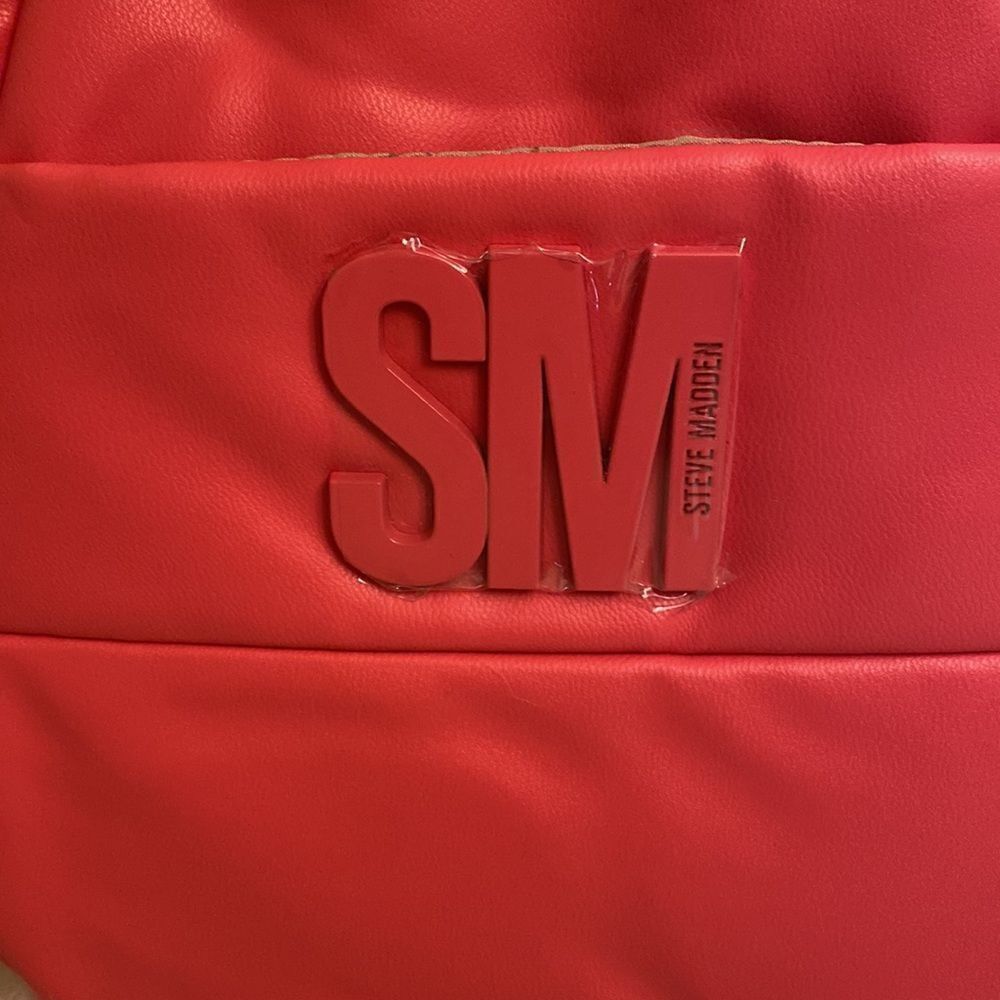 NWT Steve Madden (bjaya) Backpack w/Matching Coin Pouch -Pink - Picture 4 of 13